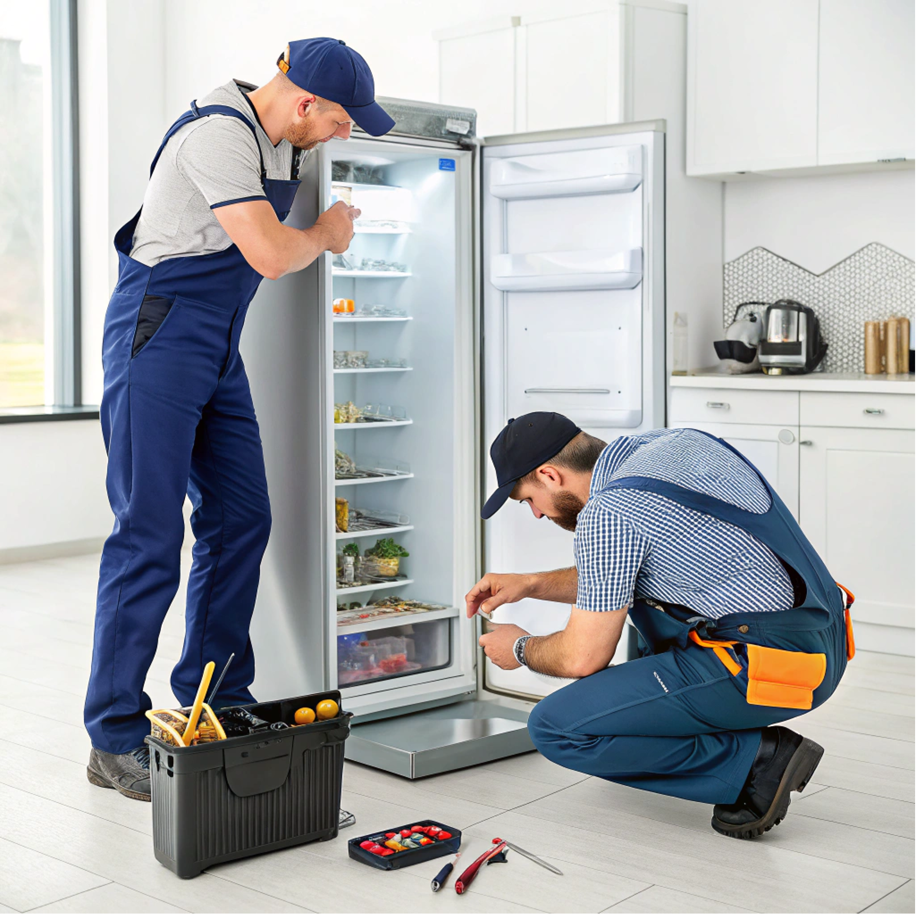 تعمیرات یخچال الکترو استیل در پرند