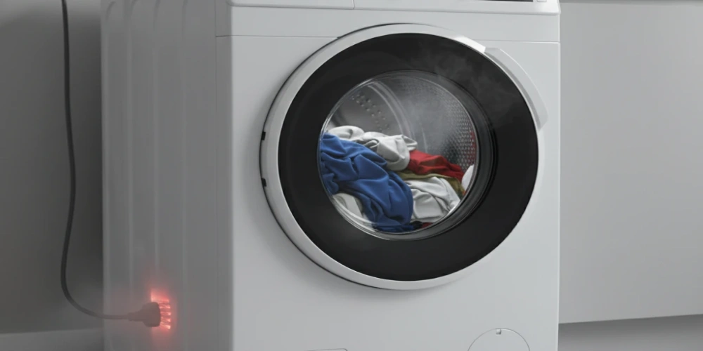 چرا لباسشویی بعد از شروع کار ناگهان خاموش میشود؟ علت و ۵ راهحل فوری