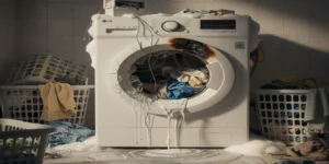 دلایل تخلیه نکردن آب لباسشویی اسنوا: ۴ راهحل فوری و بررسی علت اصلی