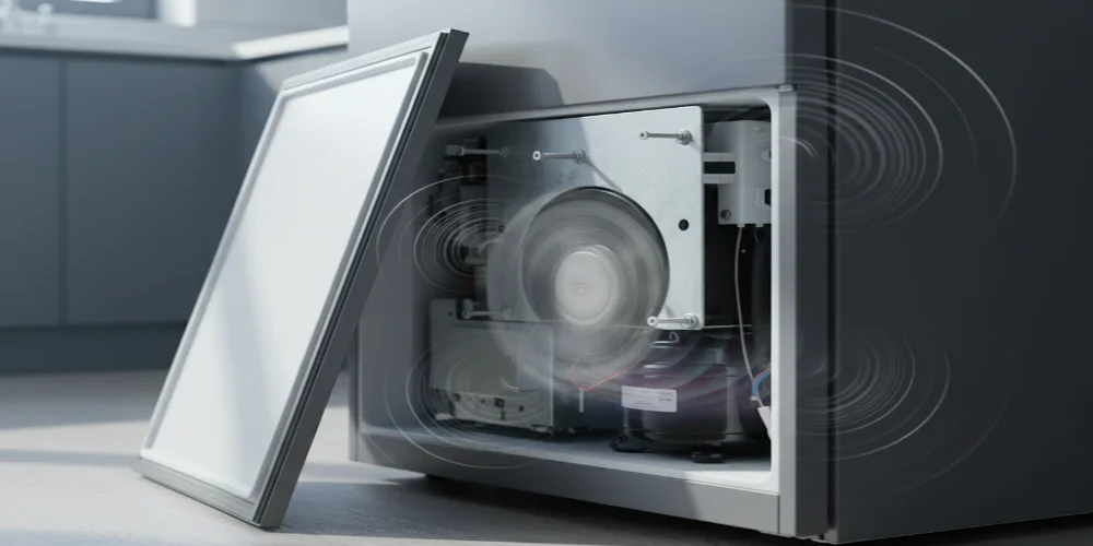 چرا یخچال دوو صدای زیاد می‌دهد؟ علت‌یابی و ۷ راهکار رفع انواع صداهای غیرعادی