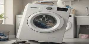 علت لرزش شدید لباسشویی در دور تند چیست؟ بررسی دلایل و ۵ راه رفع آن